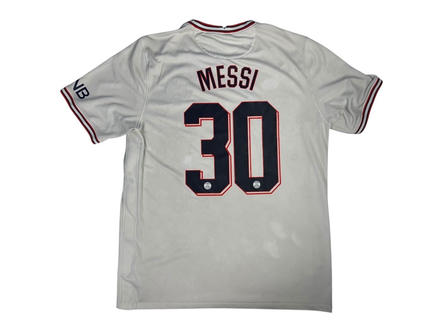 2021/22 PSG Nike Football Fourth Jersey #30 Messi Size Large