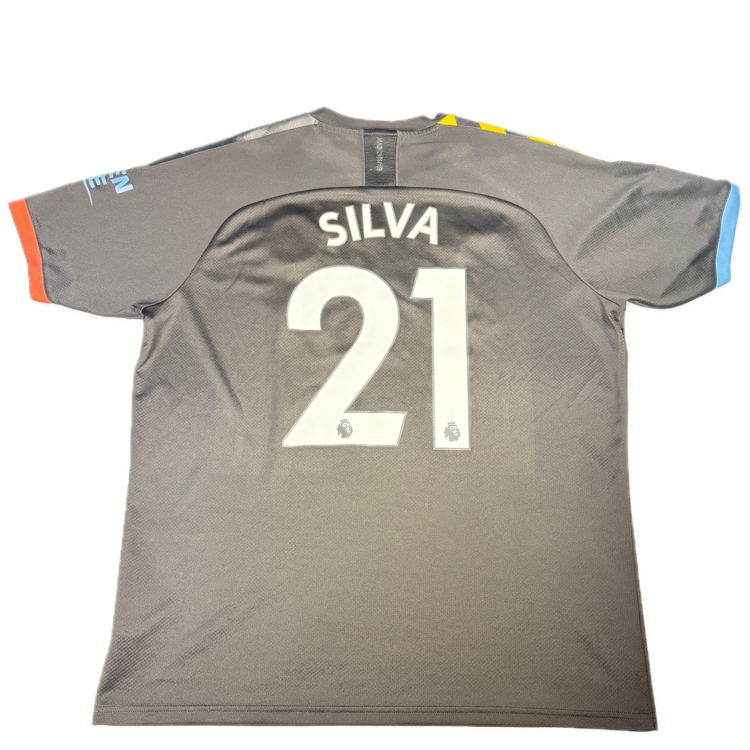 2019/20 Manchester City Puma Away Jersey #21 Silva Size XL
