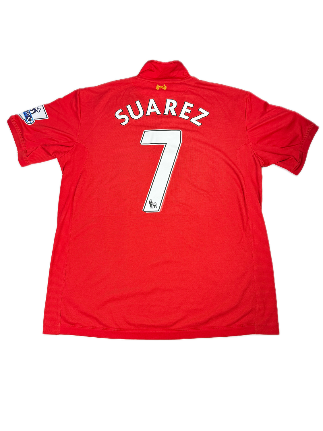 2012/13 Liverpool Warrior Home Jersey #7 Suarez Size XL