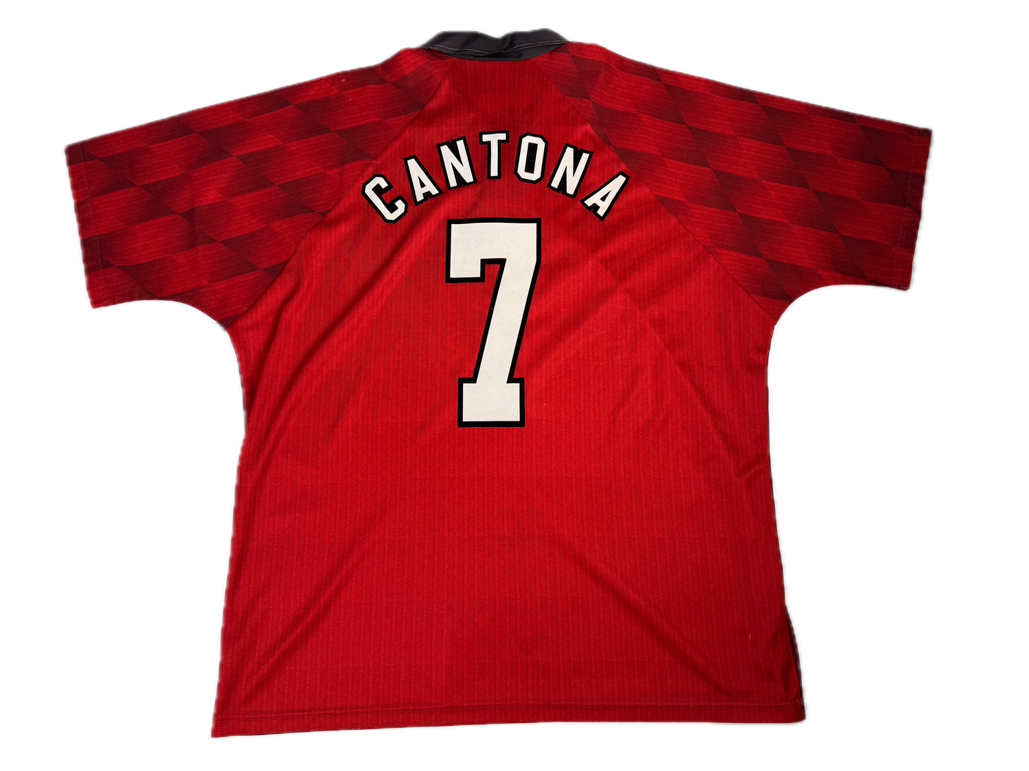 1996/98 Man United Umbro Home Jersey #7 Cantona Size XL