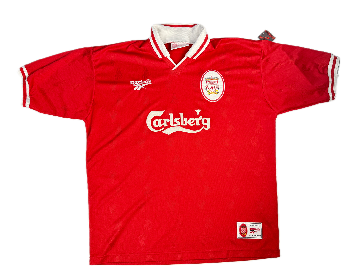 1996/98 Liverpool Reebok Home Jersey size 46/48 (XL)