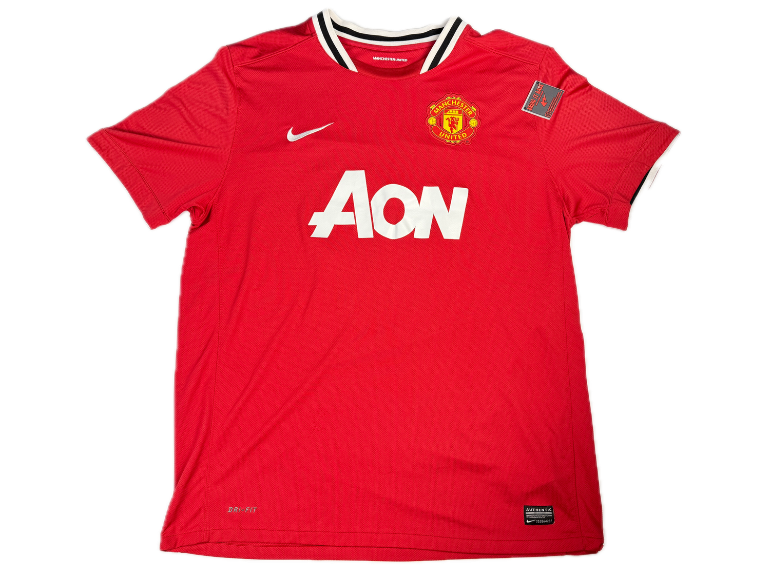 2011/12 Man United Nike Home Jersey #10 Rooney Size XL