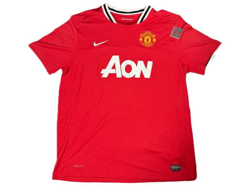 2011/12 Man United Nike Home Jersey #10 Rooney Size XL