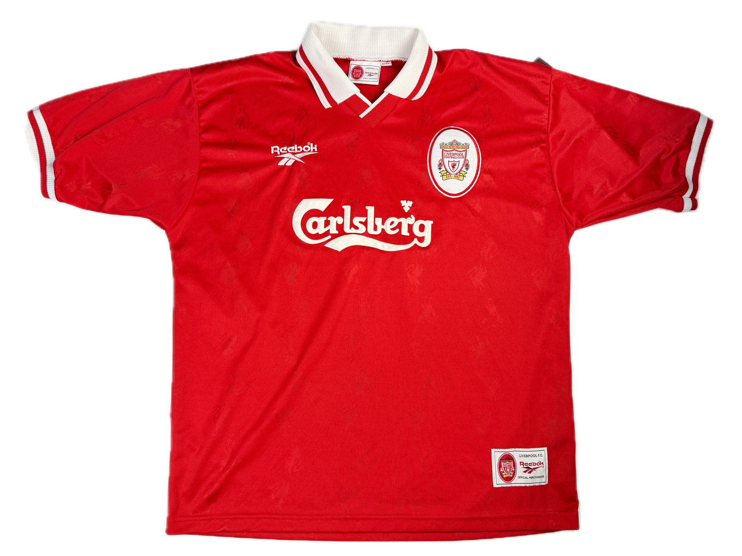 1996/98 Liverpool Reebok Home Jersey size 42/44 (XL)
