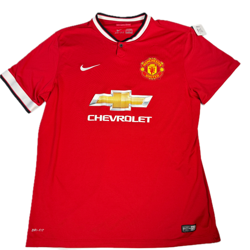 2014/15 Man United Nike Home Jersey #20 Van Persie Size XL