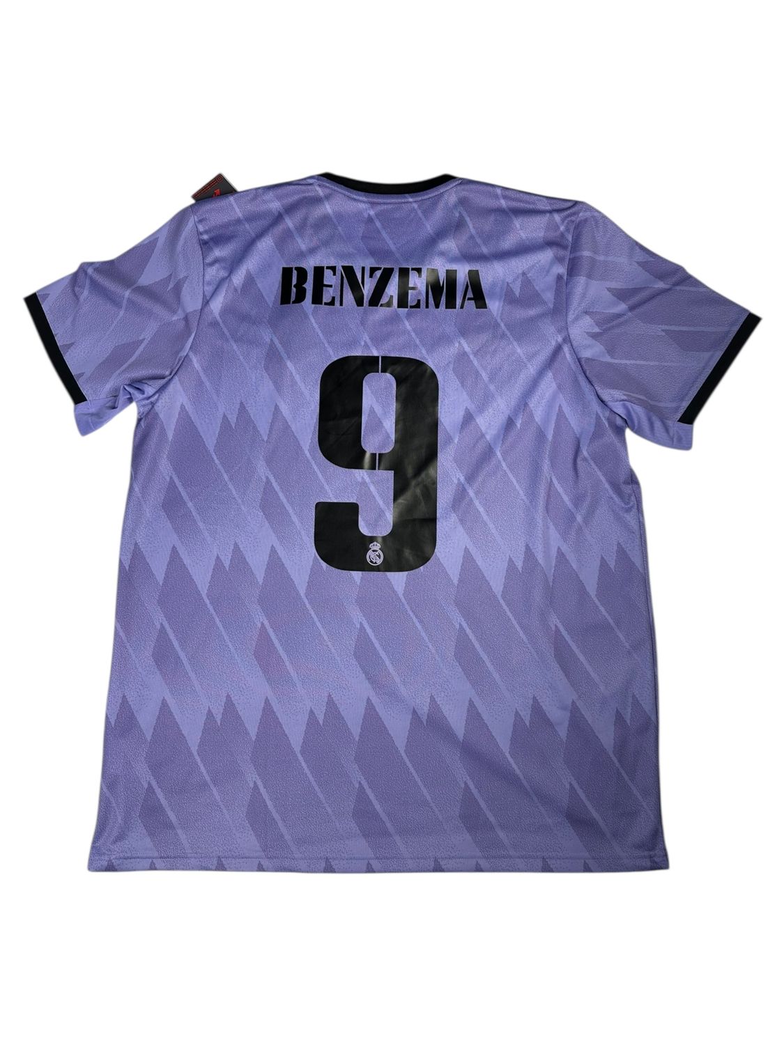 2022/23 Real Madrid Adidas Football Away Jersey #9 Benzema Size XL
