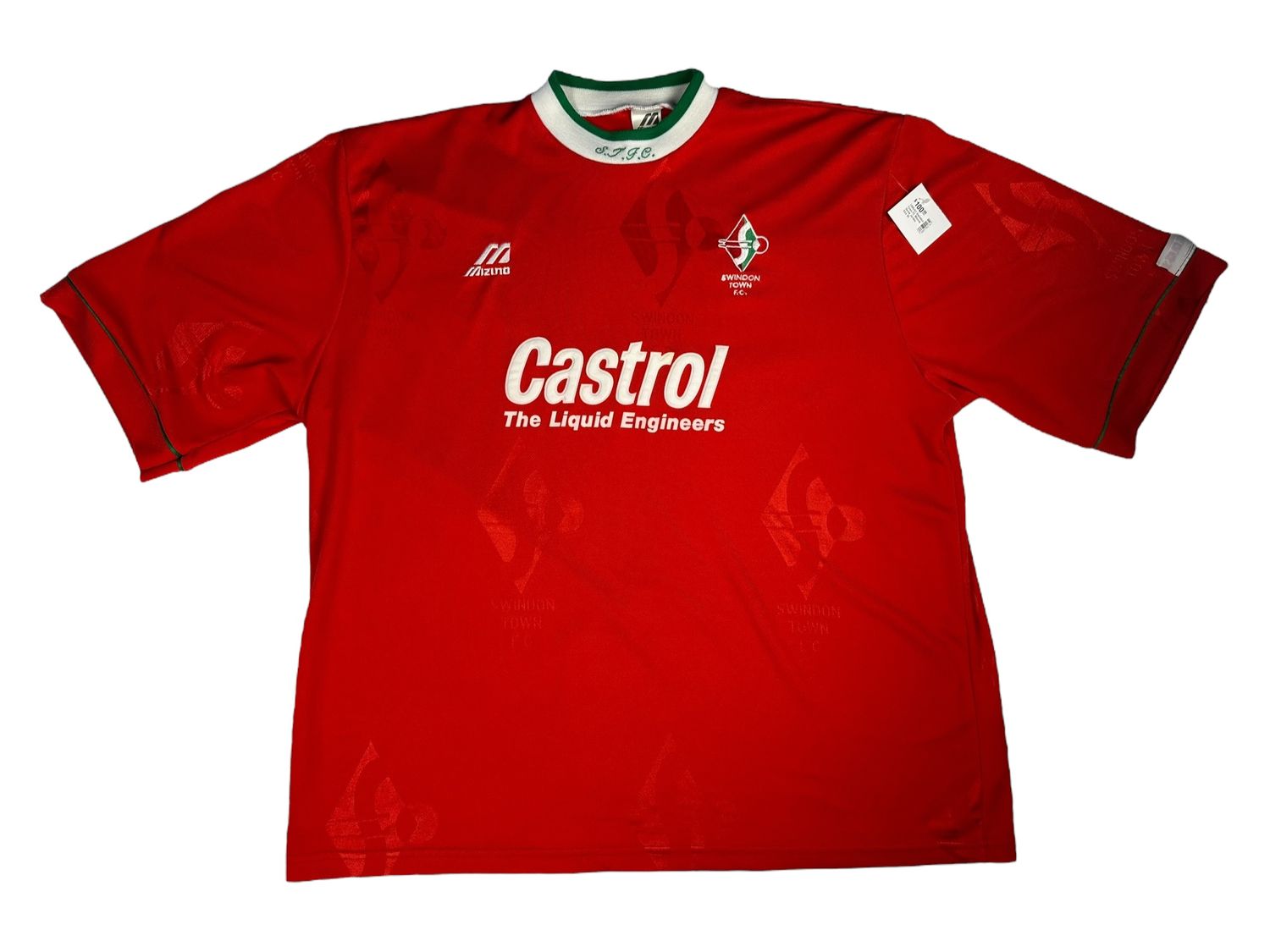 1995/97 Swindon Town FC Mizuno Home Jersey Size XL