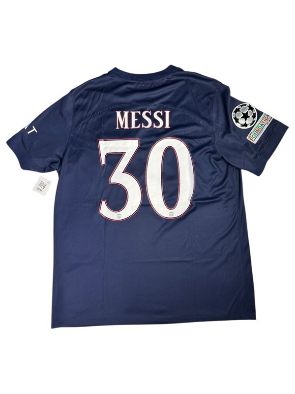 2022/23 PSG Nike Football Home Jersey #30 Messi Size XL