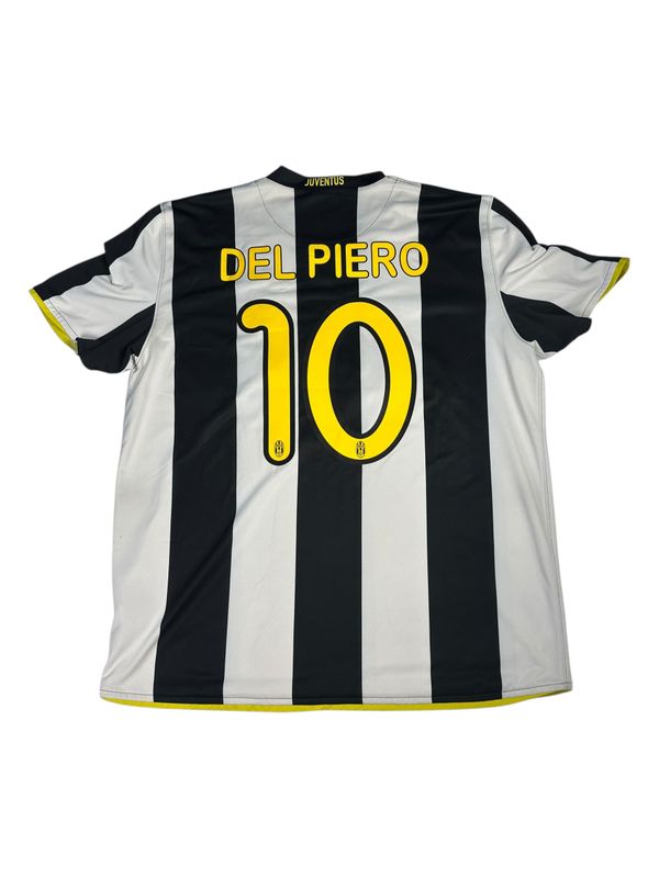2008/09 Juventus Nike Home Jersey #10 Del Piero Size XL