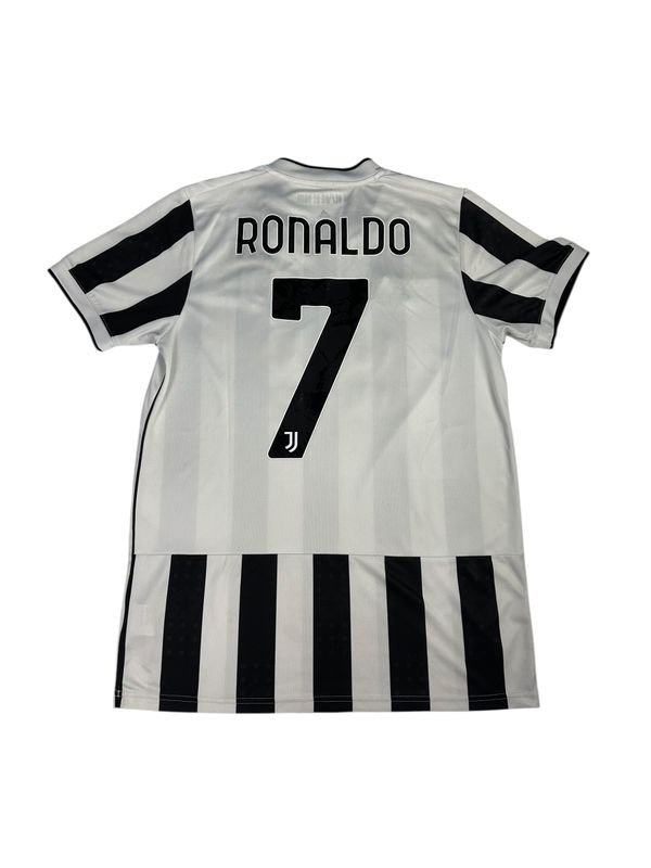 2021/22 Juventus Adidas Football Home Jersey #7 Ronaldo Size Medium