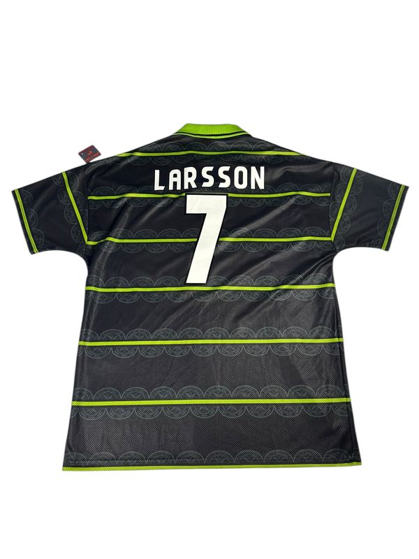 1998/99 Celtic Umbro Away Jersey #7 Larsson Size XL
