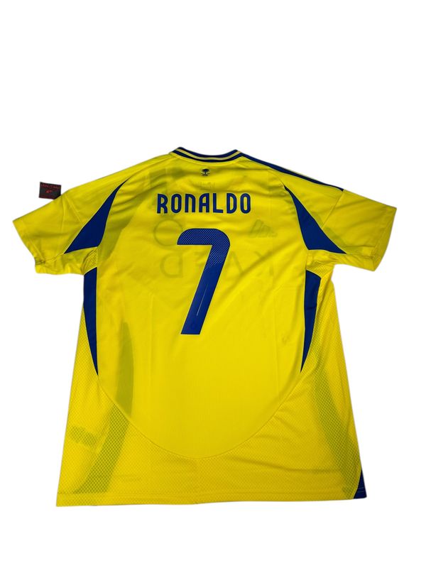 2024/25 Al Nassir Adidas Home Jersey #7 Ronaldo Size XL