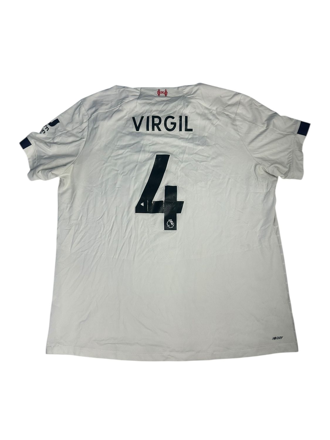 2019/20 Liverpool New Balance Away Jersey #4 Virgil Size XXL