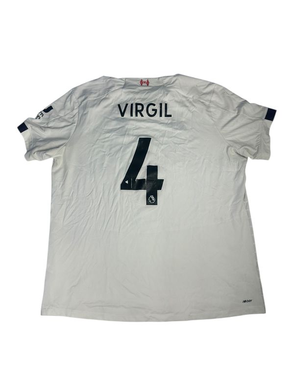 2019/20 Liverpool New Balance Away Jersey #4 Virgil Size XXL