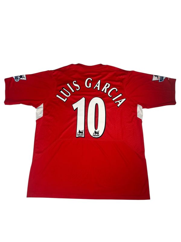2004/05 Liverpool FC Home Jersey #10 Luis Garcia Size XXL