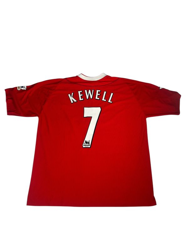 2002/04 Liverpool Reebok Home Jersey #7 Kewell Size XXL