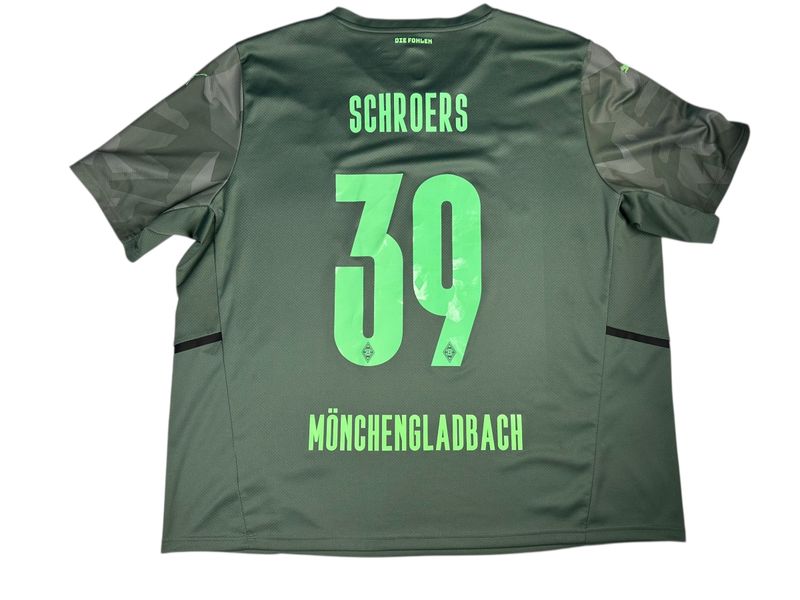 2021/22 Borussia Monchengladbach Puma Away Jersey #39 Schroers Size XXXL