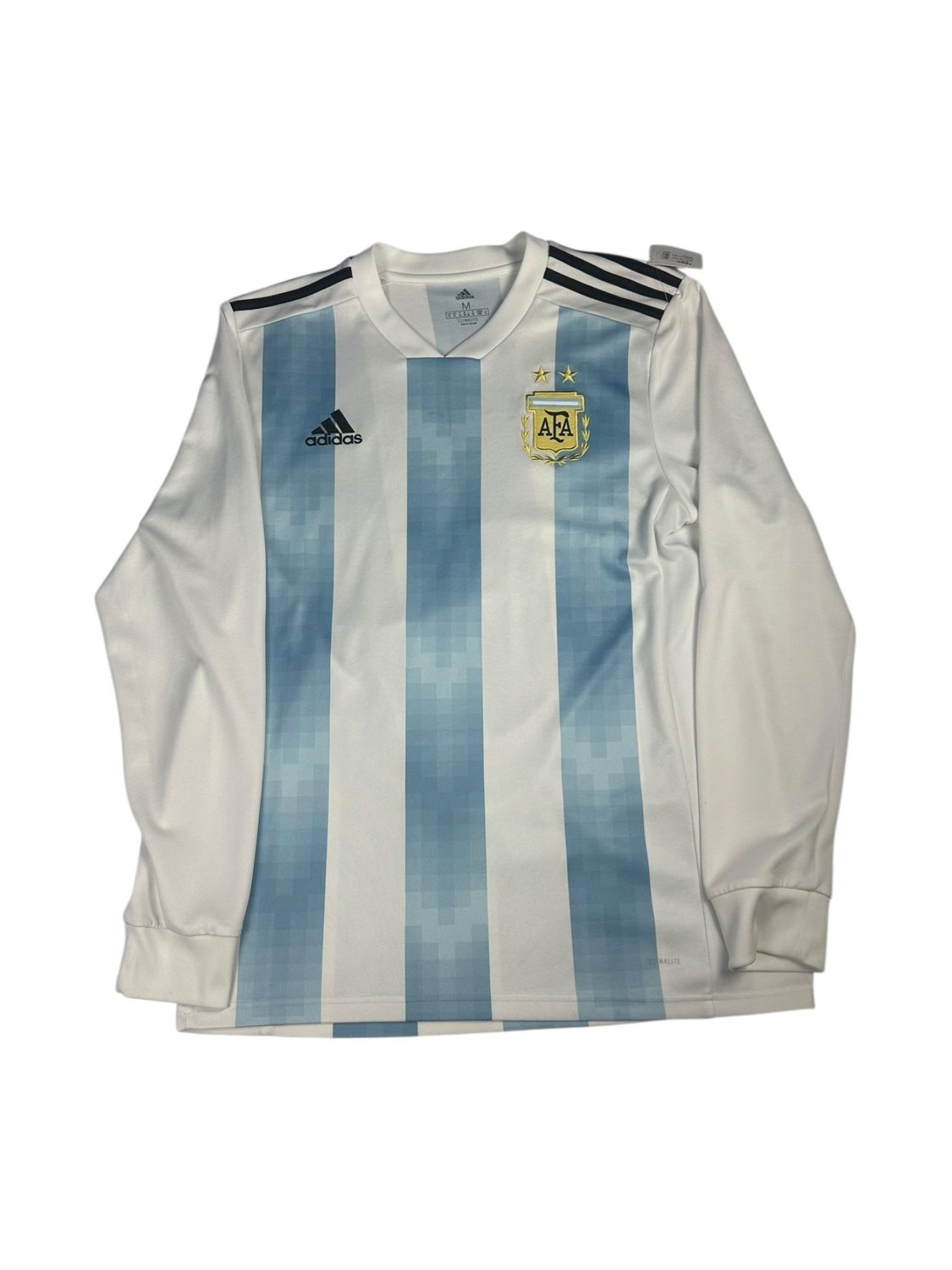 2018 Argentina Home Long Sleeve Size Medium