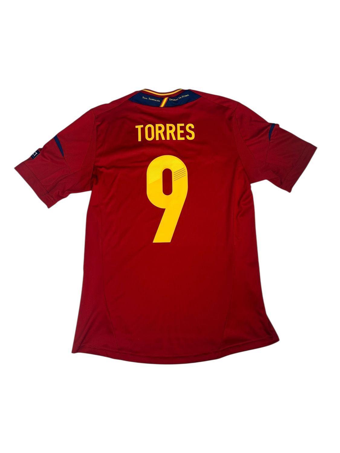 2012/13 Spain Adidas Home Jersey #9 Torres Size Medium