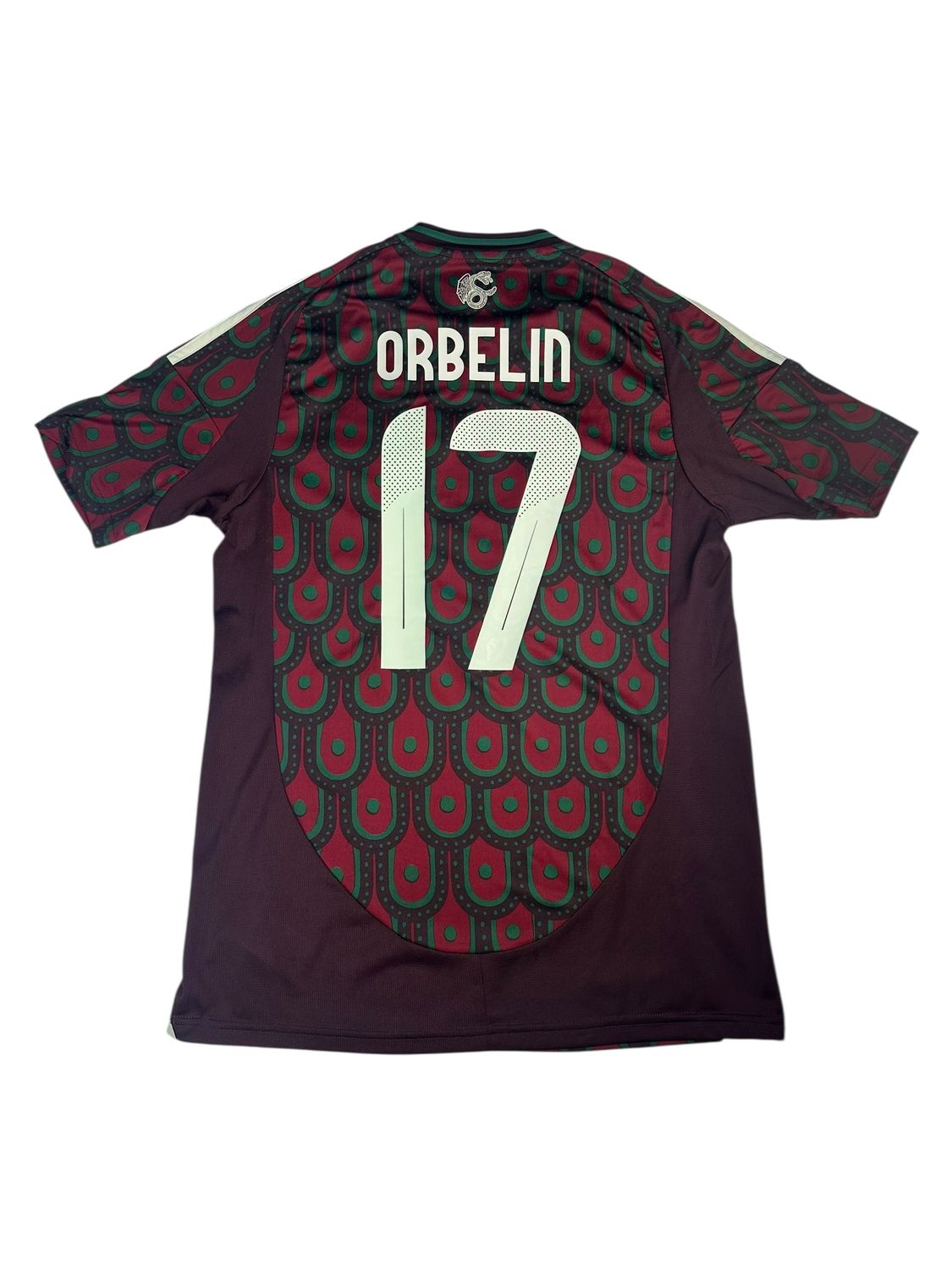 2024 Mexico Adidas Home Jersey #17 Orbelin Size Medium
