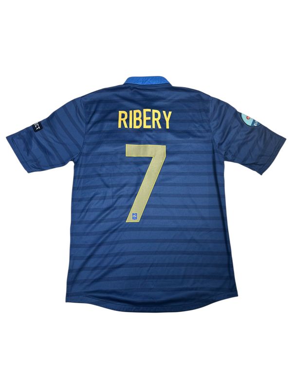 2012 France Nike Home Jersey #7 Ribery Size Medium