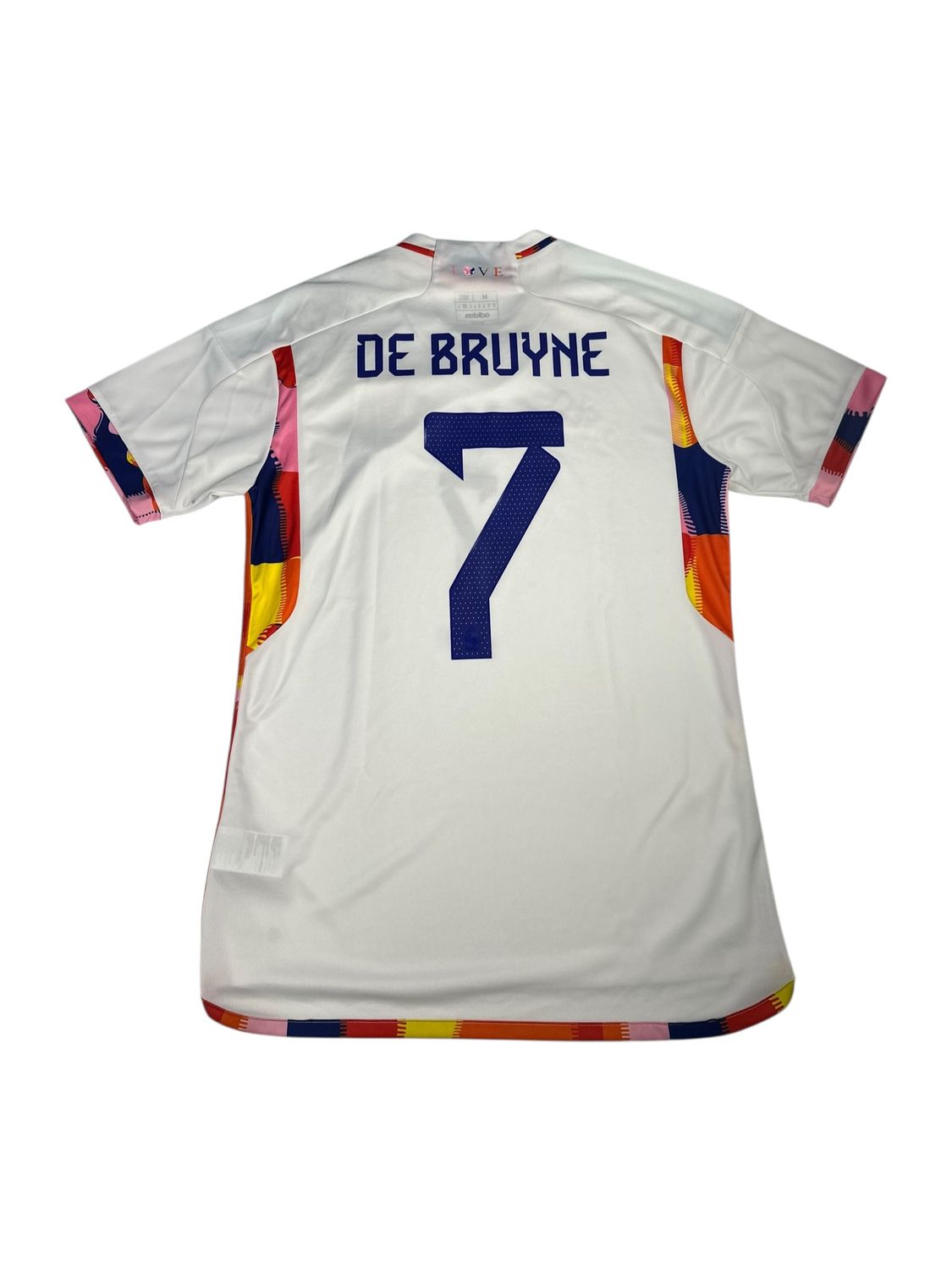 2022 Belgium World Cup Home Jersey #7 De Bruyne Size Medium