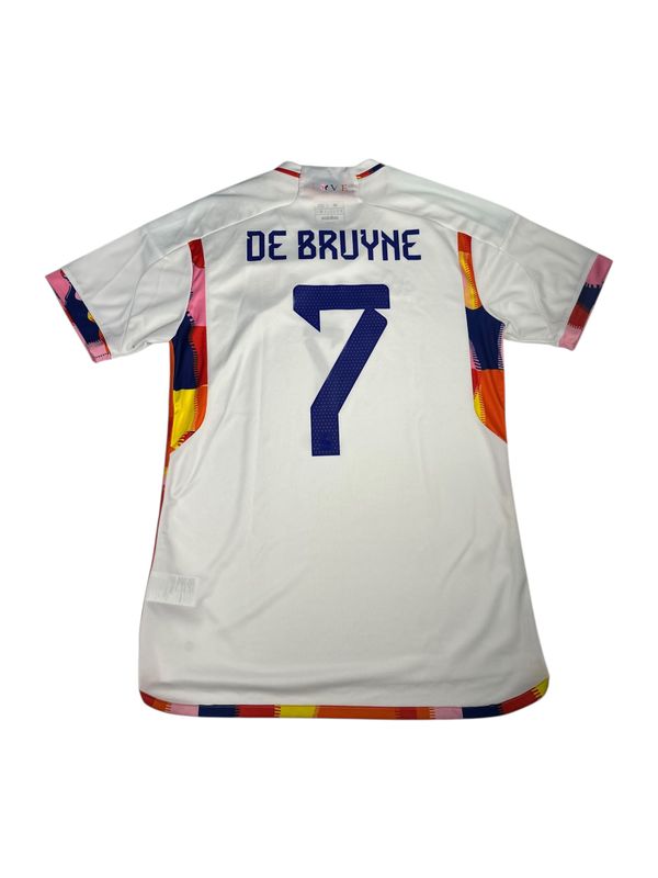 2022 Belgium World Cup Home Jersey #7 De Bruyne Size Medium