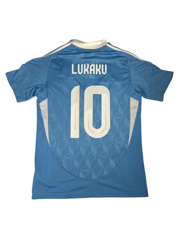 2023/24 Belgium Adidas Away Jersey #10 Lukaku Size Medium