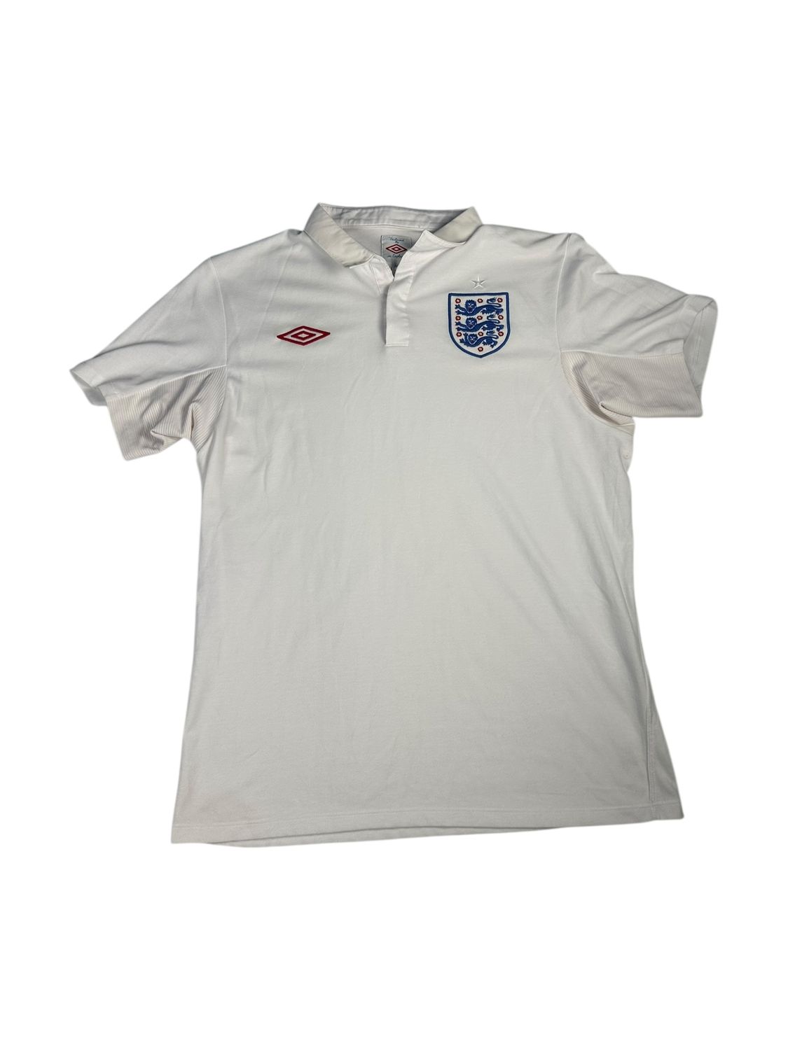 2010 England Umbro Home Jersey Size 40/US Large
