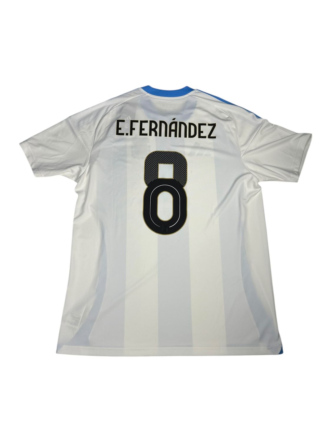 2024 Argentina Adidas Football Home Jersey #8 Enzo Size Large