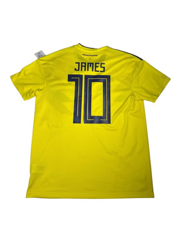 2018/19 Columbia Adidas Home Jersey #10 James Size Large