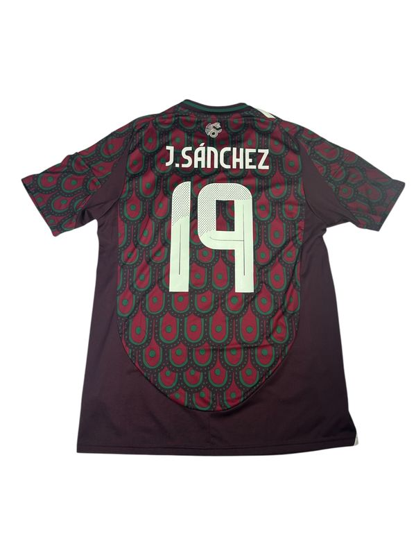 2024 Mexico Adidas Home Jersey #10 Sanchez Size Large