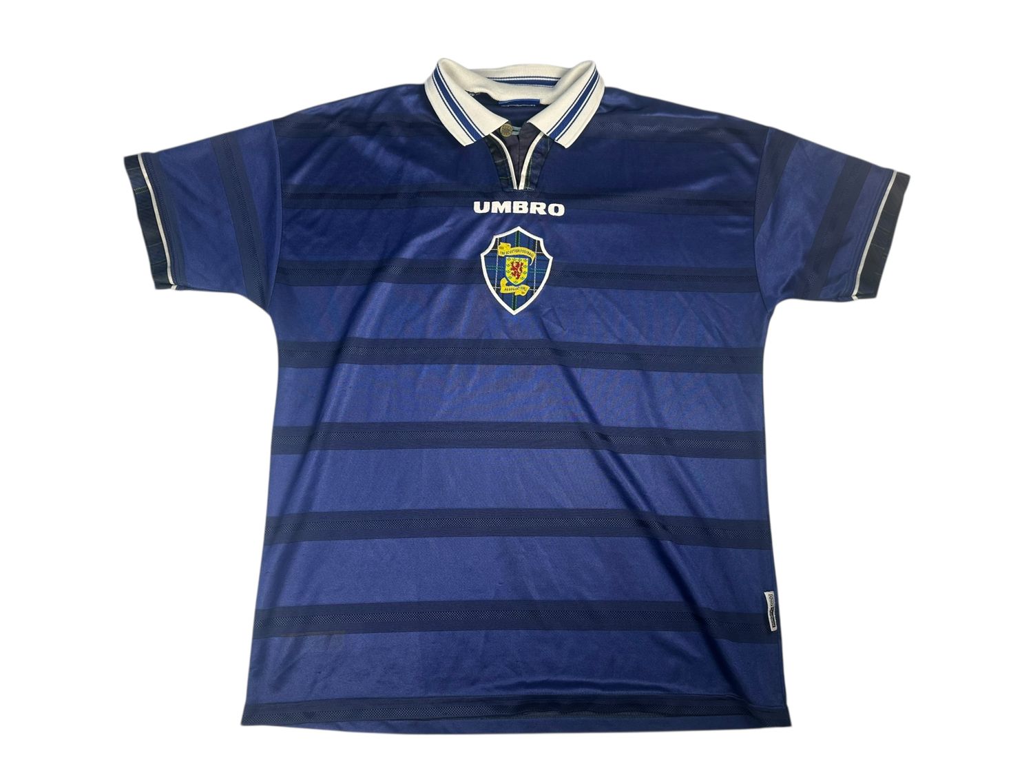 1998-00 Scotland Umbro Home Jersey Size Large