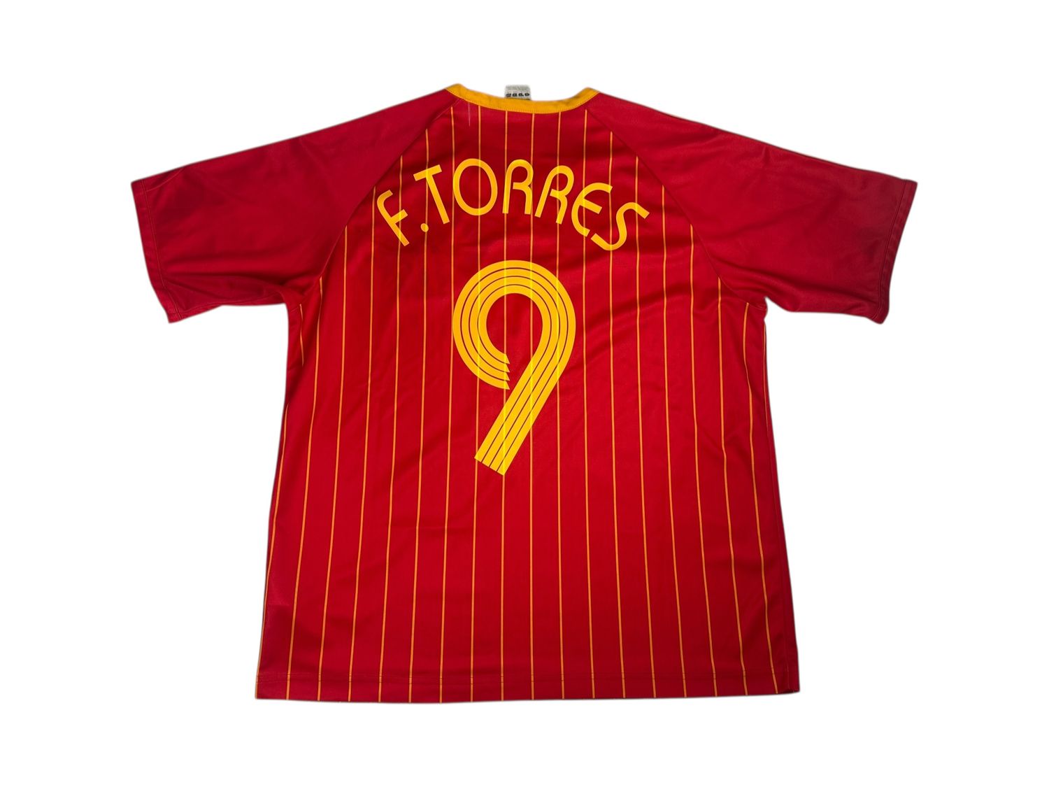 2006/08 Spain Adidas Home Jersey #9 Torres Size Large