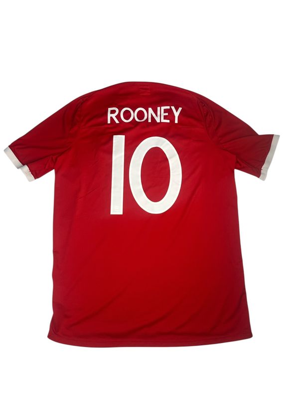 2010/11 England Umbro Away Jersey #10 Rooney Size XL