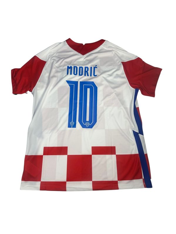 2020 Croatia Nike Football Home Jersey #10 Modric Size XL