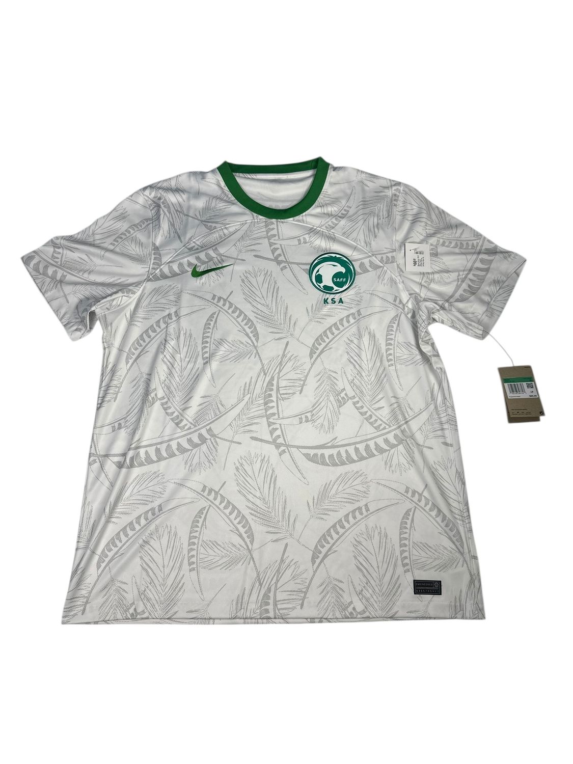 2022 Nike Saudi Arabia Home Jersey Size XL