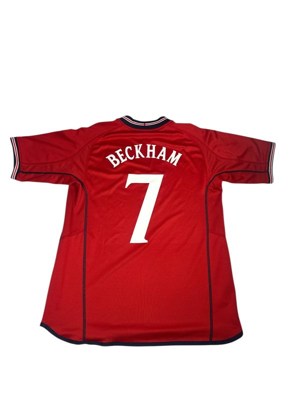 2003/05 England Umbro Home Reversible Jersey #7 Beckham Size XL