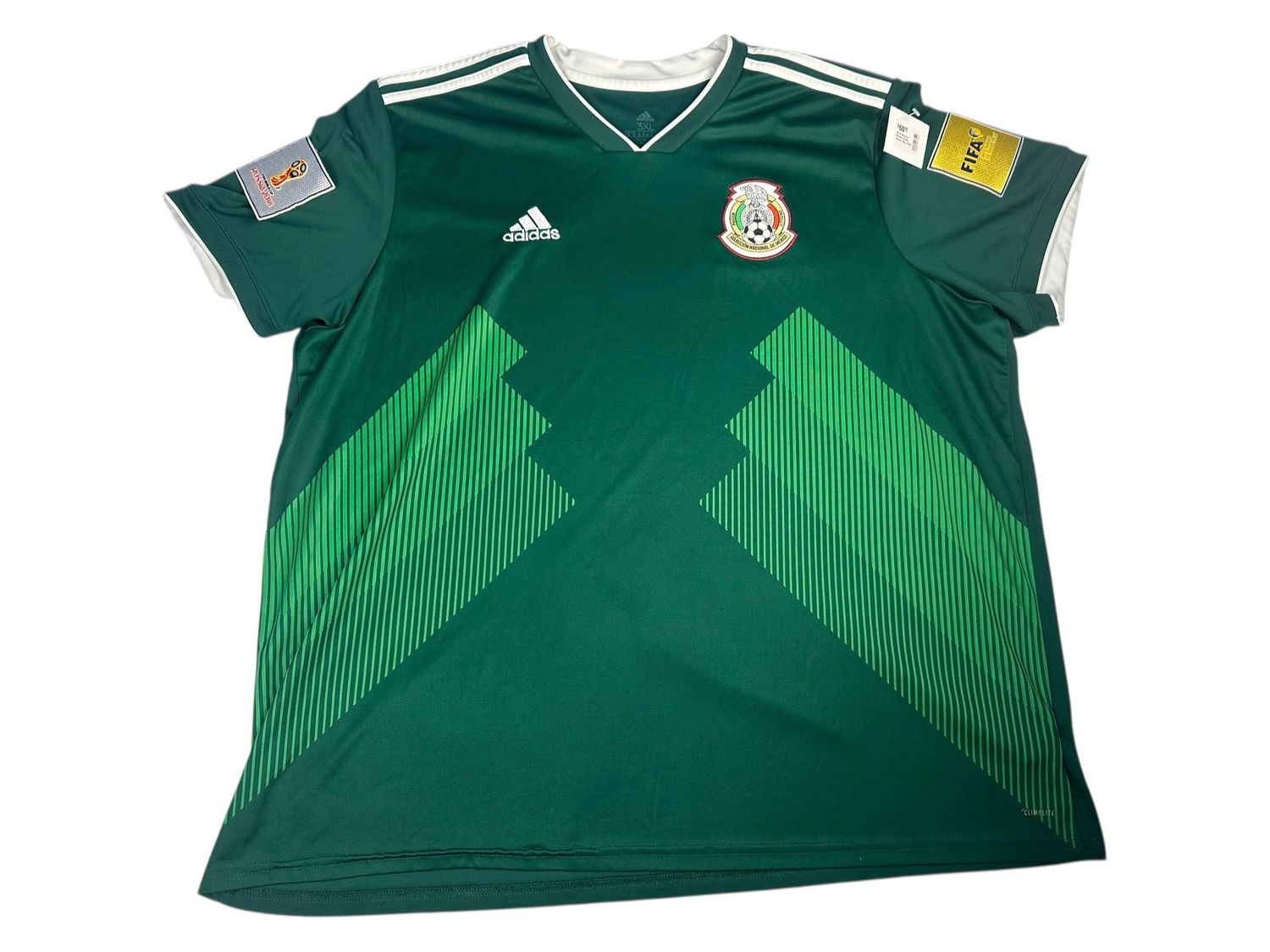 2018 Mexico Adidas Home Jersey Size XXXL