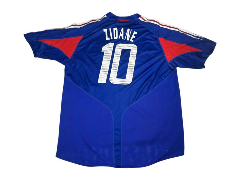 2004 France Adidas Home #10 Zidane Jersey Size XXL