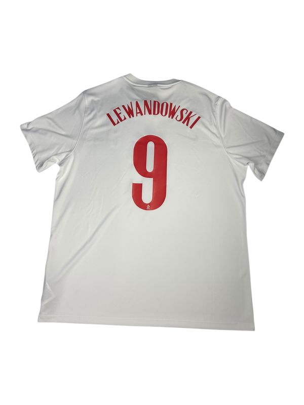 2020/22 Poland Nike Home Jersey #9 Lewandoski Size XL