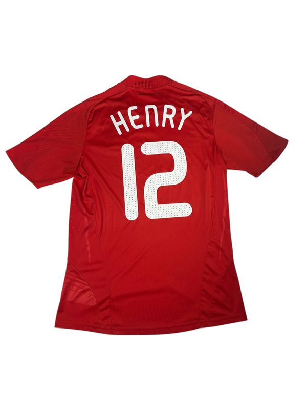 2008 France Adidas Euro Away Jersey #12 Henry Size Medium