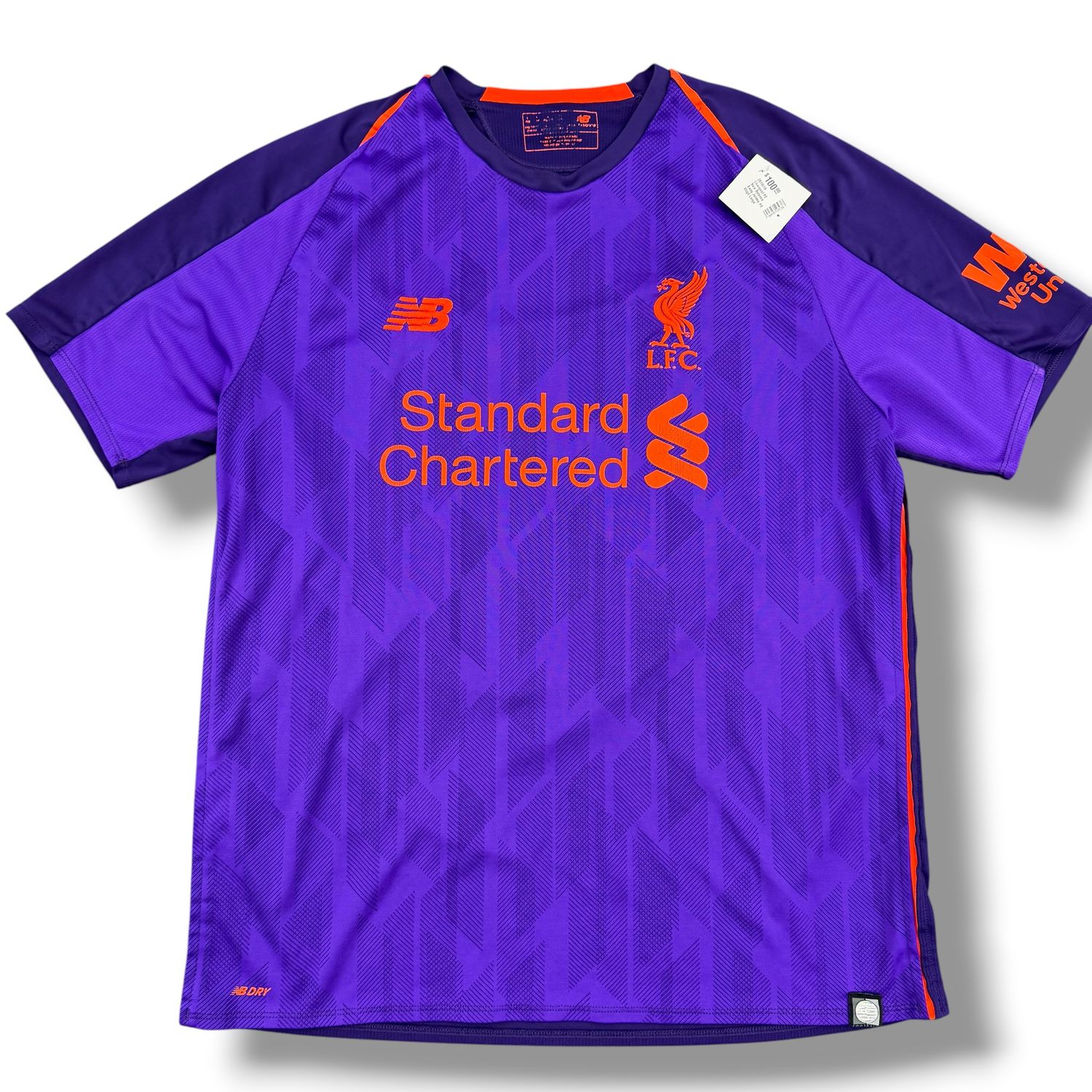 2018/19 Liverpool FC New Balance Away Jersey #4 Virgil Size Large