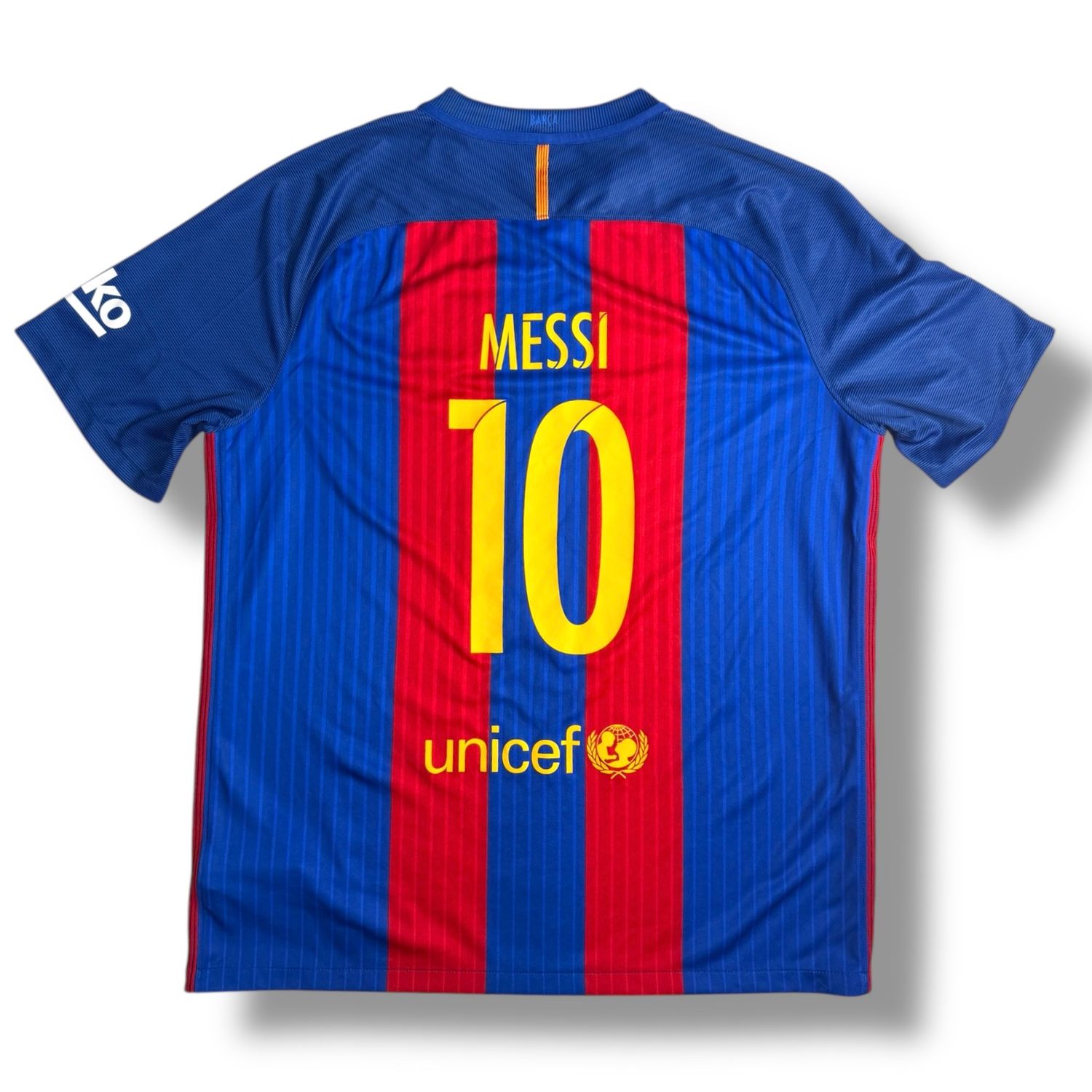 2016/17 FC Barcelona Nike Home Jersey #10 Messi Size XL