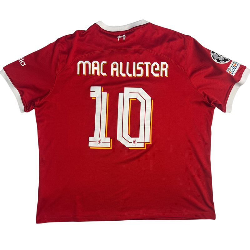 2023/24 Liverpool #10 Mac Allister Nike Jersey Size XXL