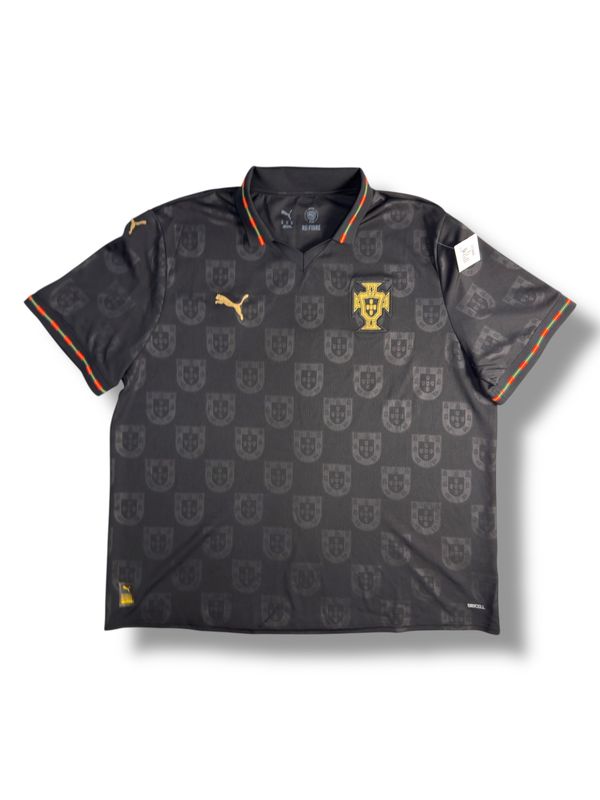 2025/26 Portugal Puma Special Edition Black/Gold Jersey Size XXL