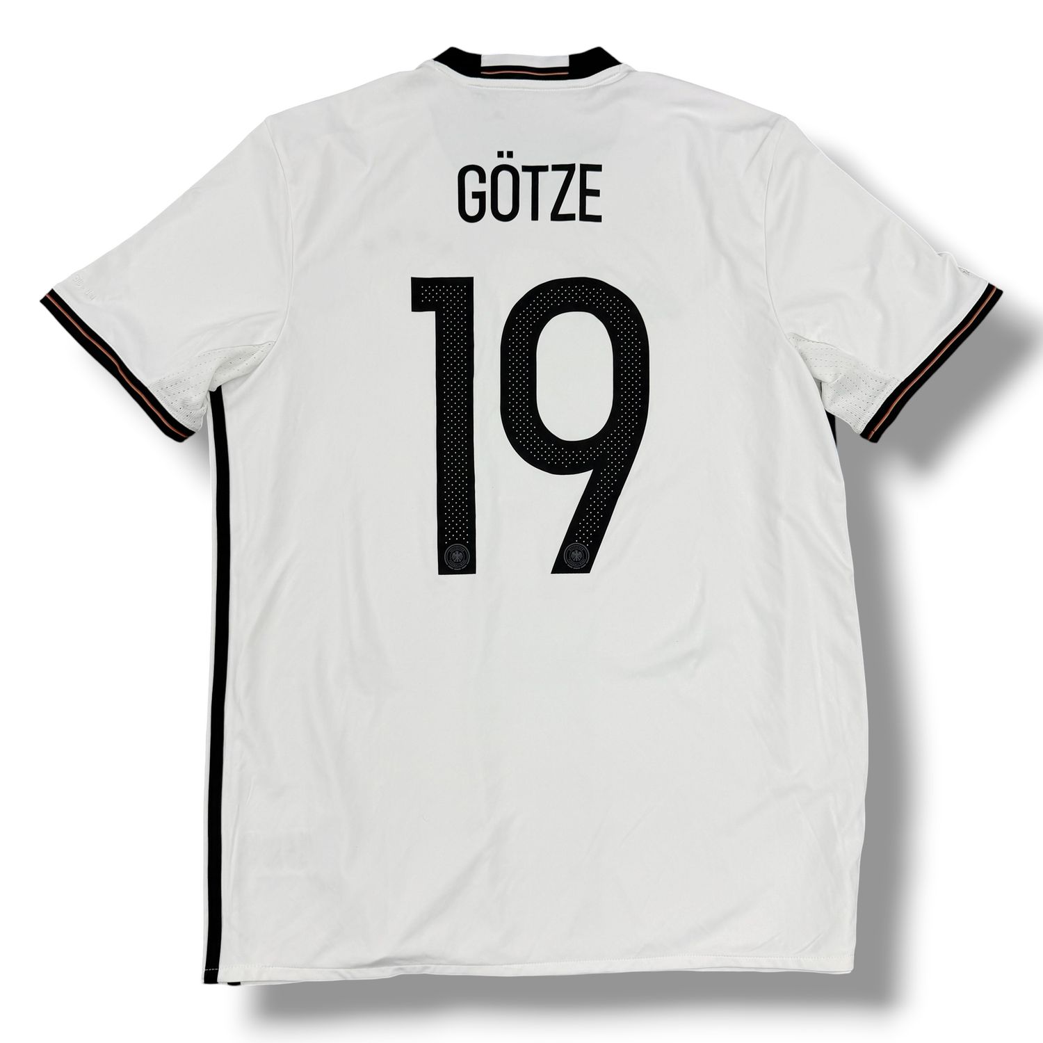 2015/16 Germany Adidas Home Jersey #19 Gotze Size Large