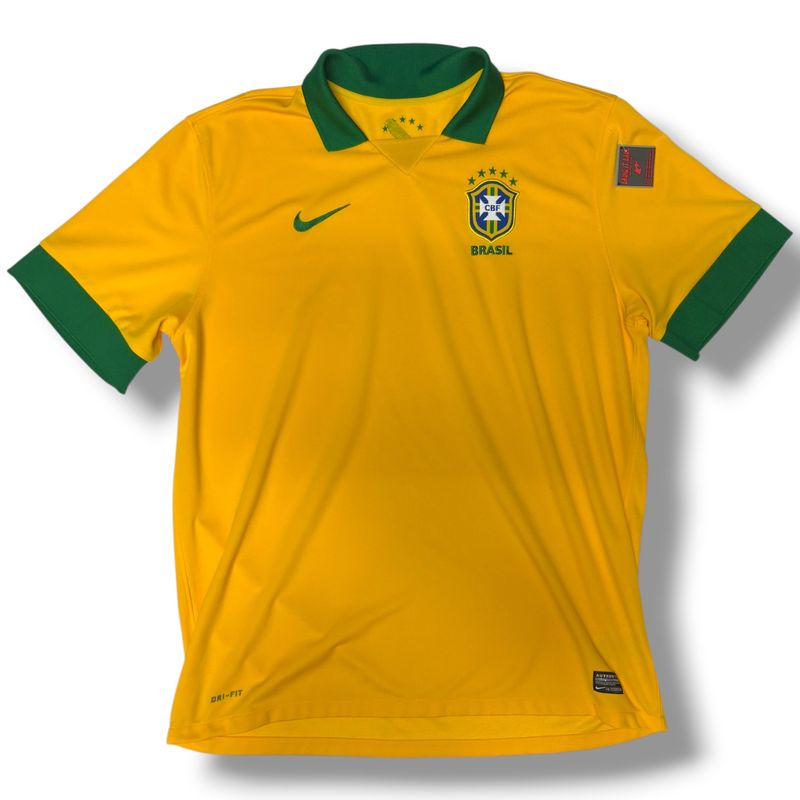 2013/14 Brazil Nike Home Jersey Size XXL