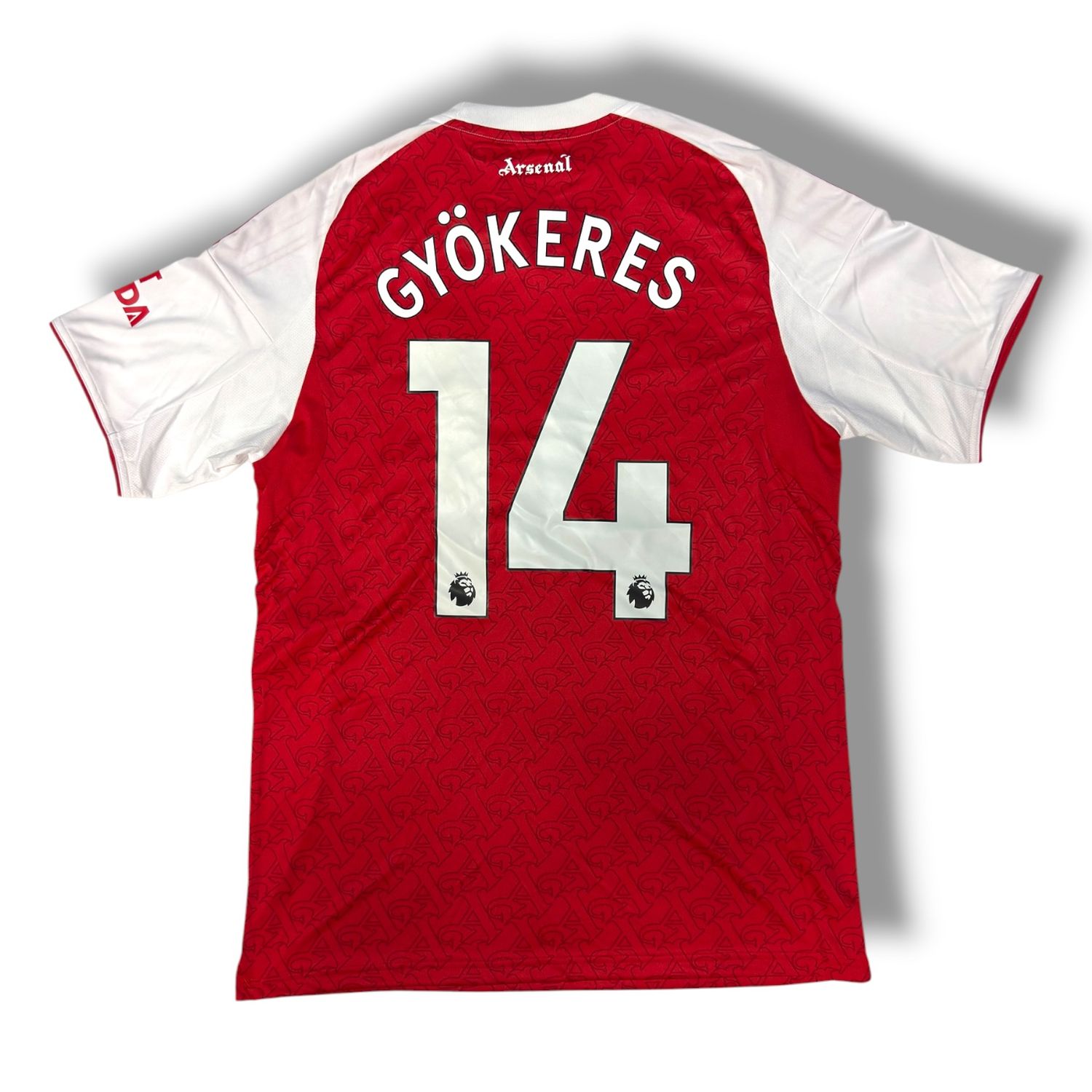 2025/26 Arsenal Home Jersey #14 Gyokeres Size Large