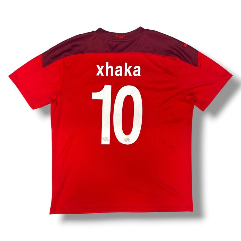 2020/21 Switzerland Puma Home Jersey #10 Xhaka Size XL